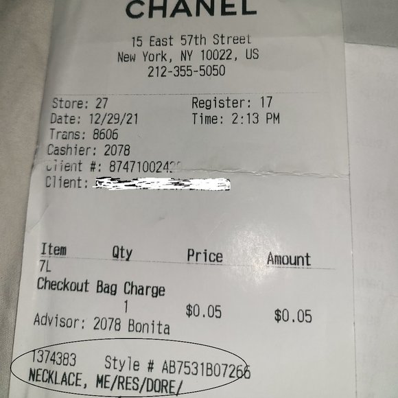 22C Chanel CC Long Necklace Heart Locket - AB7531 B07266 - Picture 4 of 16